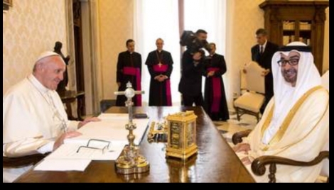 Sheikh Mohammed bin Zayed Crown Prince met with Pope Francis at the Vatican
